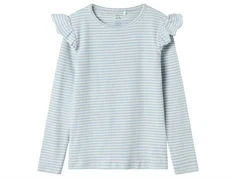 Name It subdued blå/jet stream stribet top